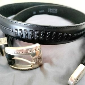 Onyx by Brighton Men's Leather Belt